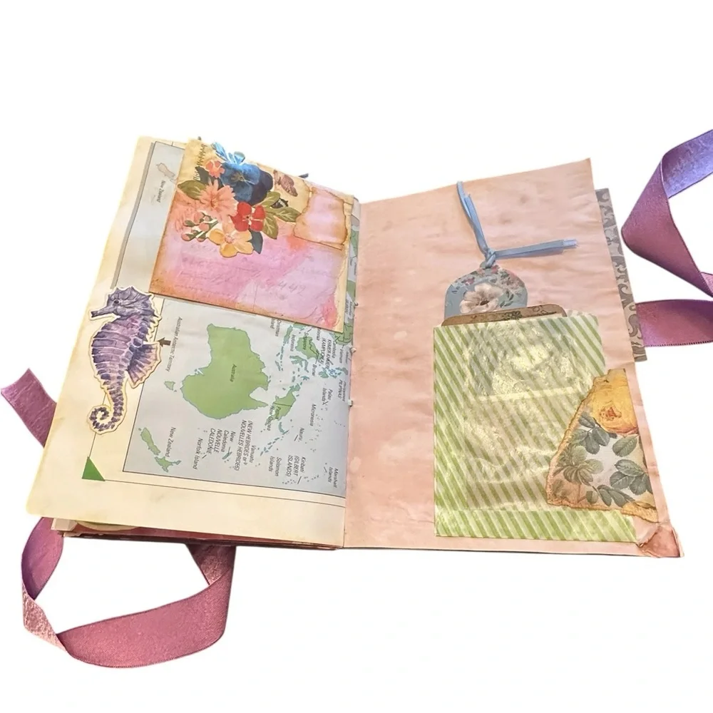 Handmade Under the Sea Mermaid Junk Journal